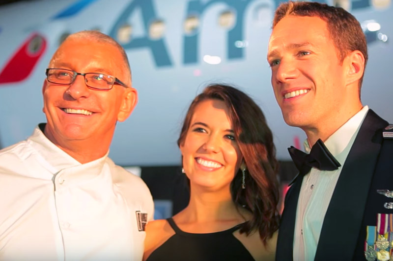 Robert Irvine at American Airlines